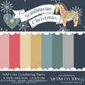 Scandinavian Christmas Solids Paper 8.5"