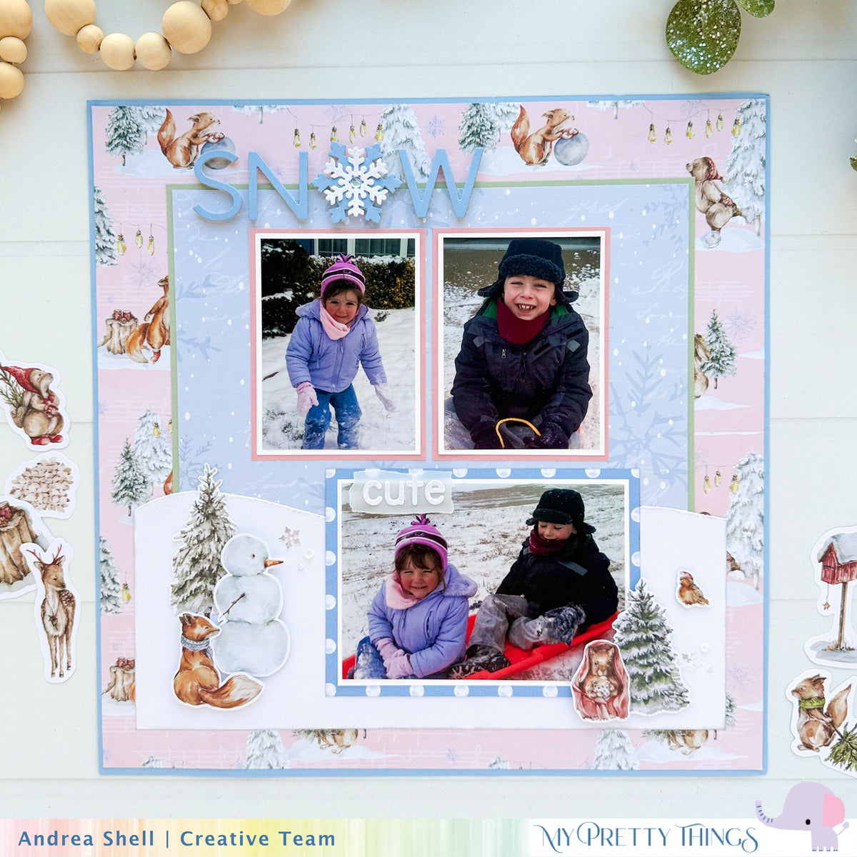 Through the Woods 12x12 Patterned Paper