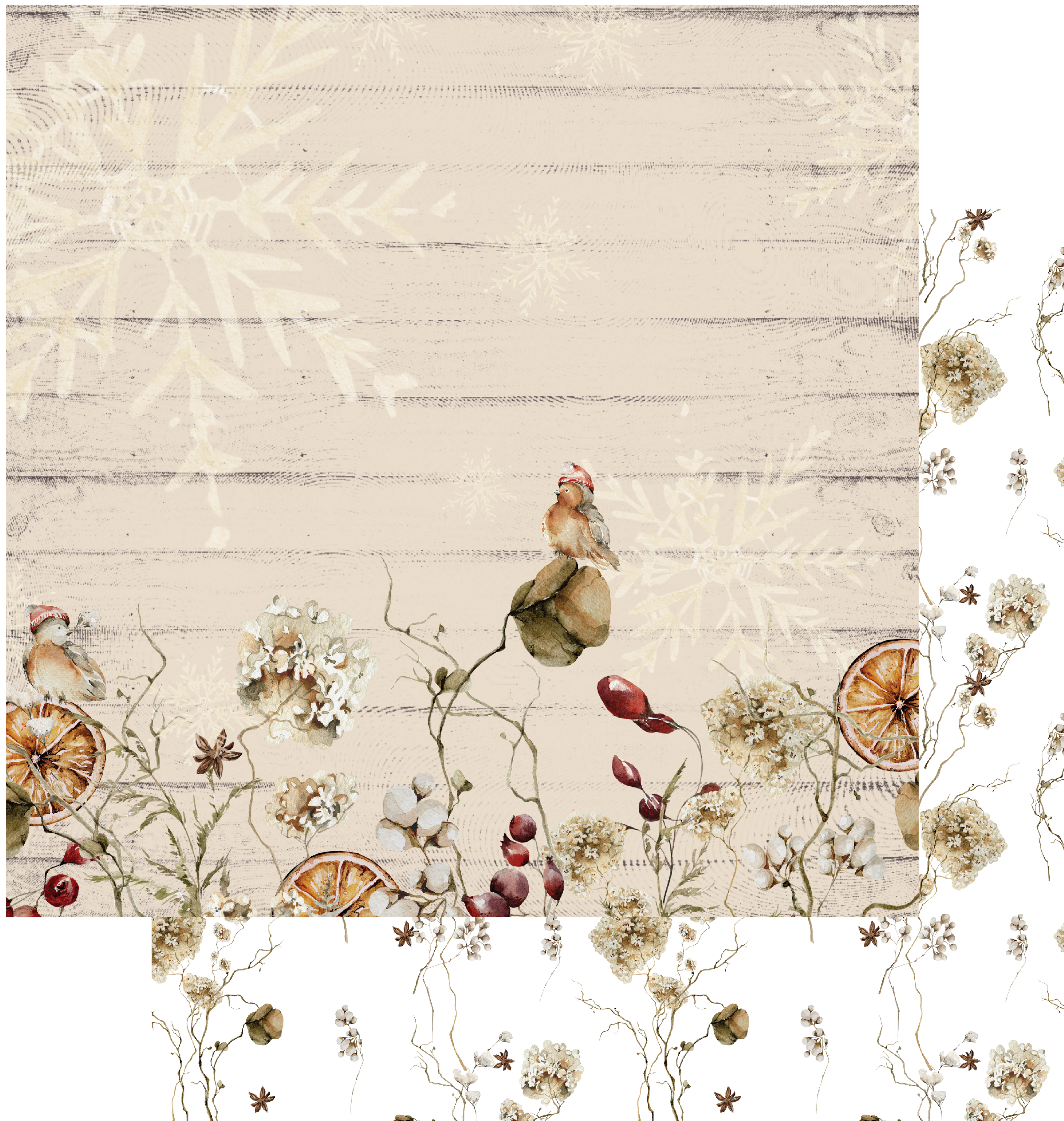 Through the Woods 12x12 Patterned Paper