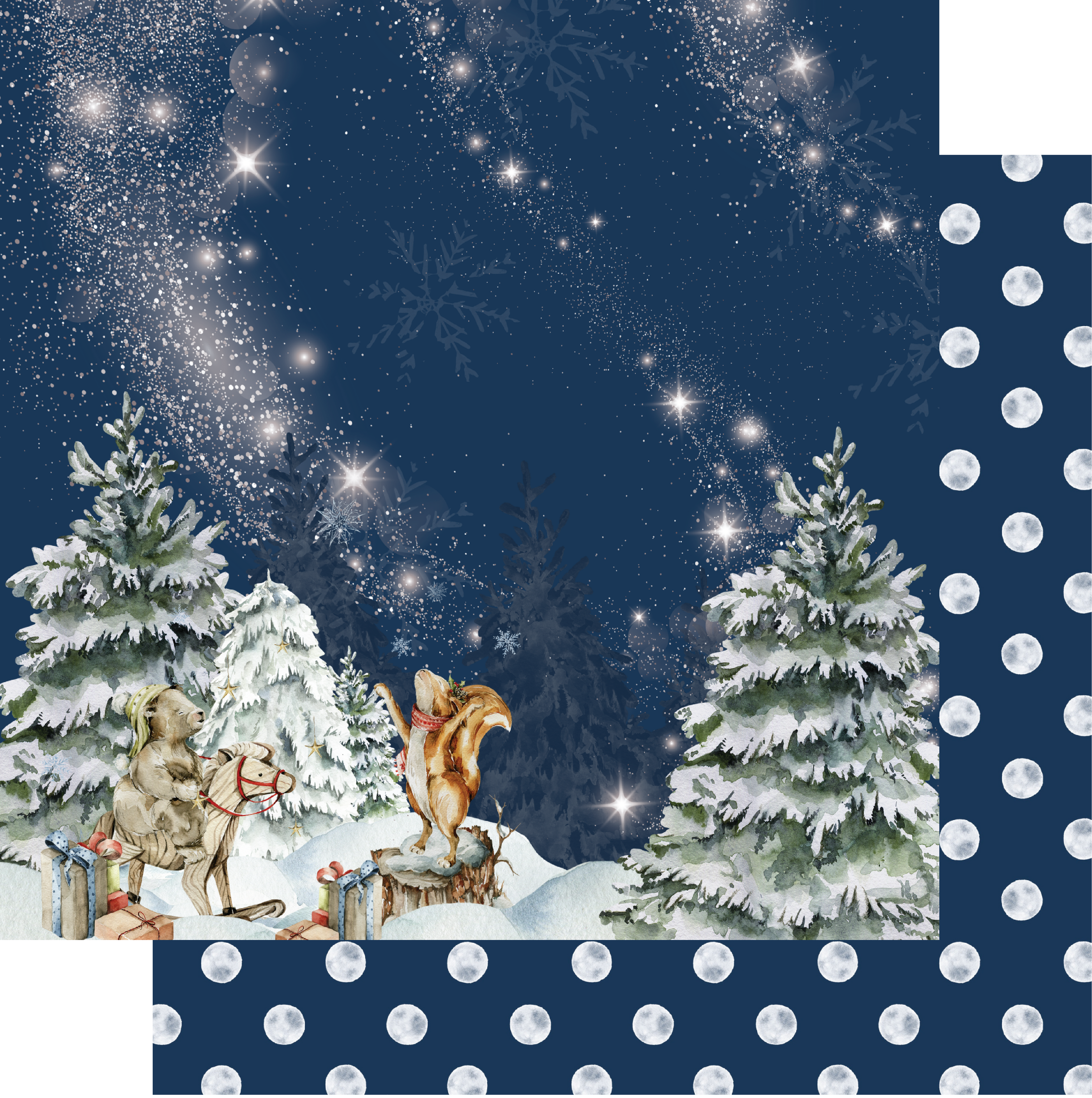 Through the Woods 12x12 Patterned Paper