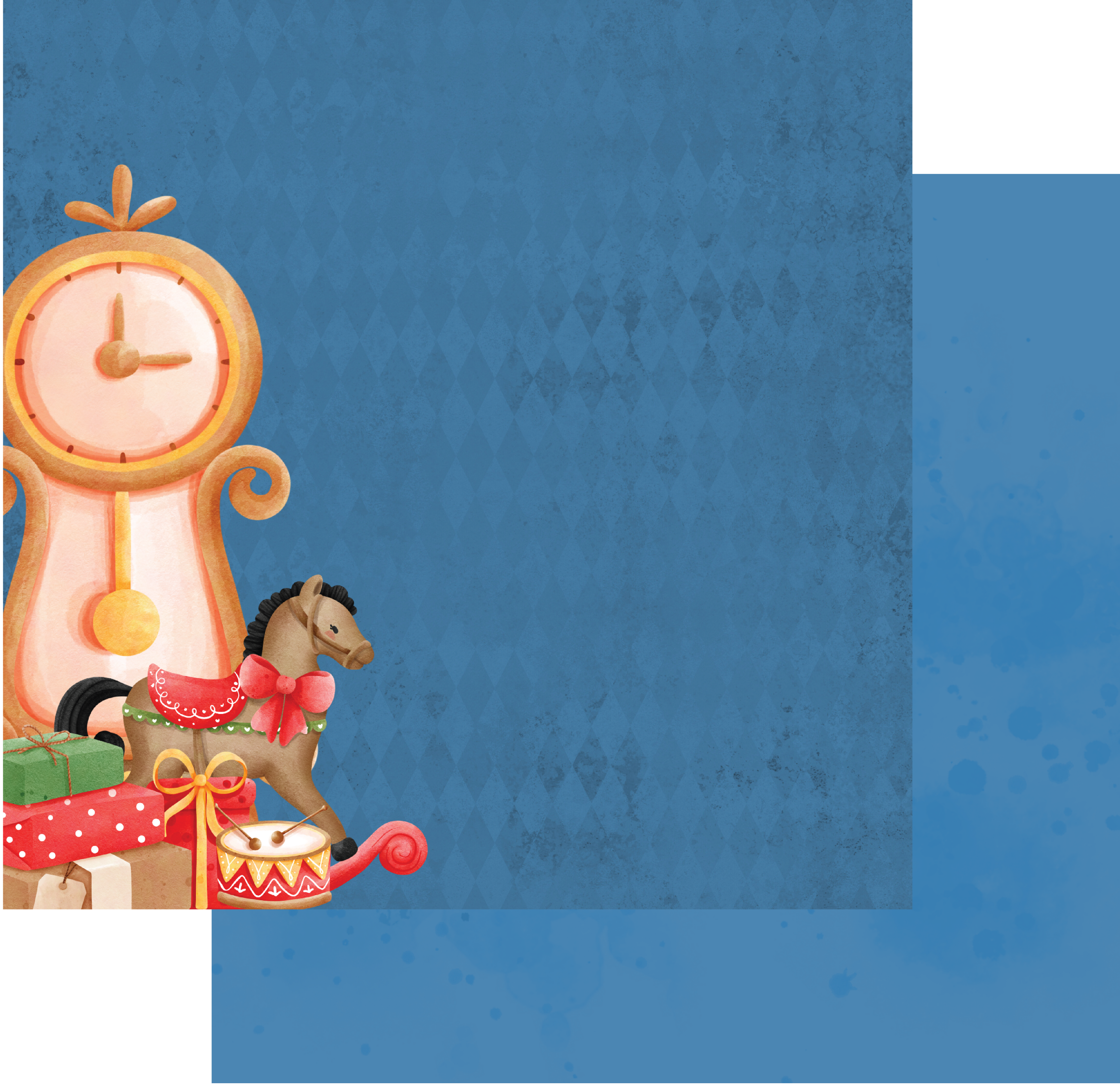 Traditional Nutcracker 12x12 Patterned Paper