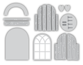 Scandi Advent Tag Window Dies