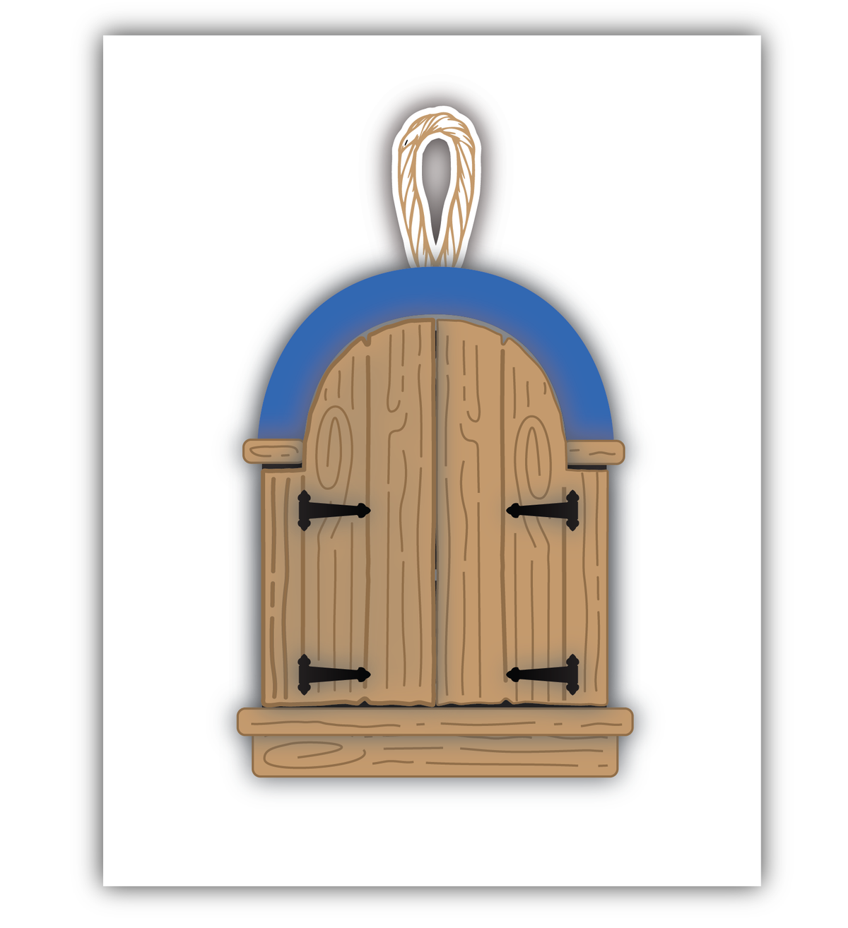 Scandi Advent Tag Window Dies
